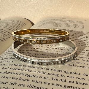 Roman numeral bangle